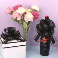 Miliocry 1pc Pull Bow,4.7 Inch Gift Bows Present Wrapping Pull Bow With Ribbon For Wedding Party Decoration Gift Baskets - Multicolor - View 6