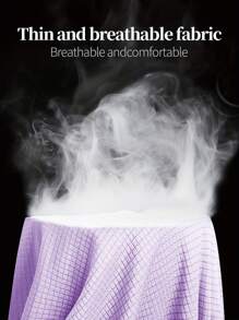 5 件女式纯色超轻速干运动 T 恤，灰色+黑色+白色+蓝色+紫色，透气轻便上衣，适合健身训练锻炼跑步健身房 - 紫羅蘭色 - 查看 10