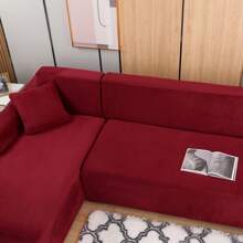 Sofa Slipcovers - Burgundy - View 3