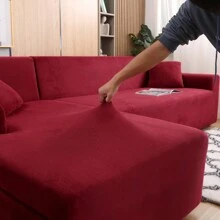 Sofa Slipcovers - Burgundy - View 4