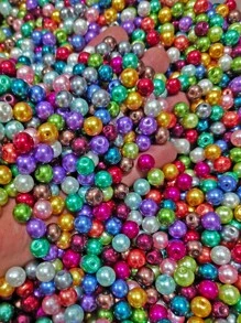 100 件 8 毫米彩色水晶玻璃散珠隔珠，时尚 DIY 手链项链珠宝制作工艺用品 - 1串100顆 - 查看 26