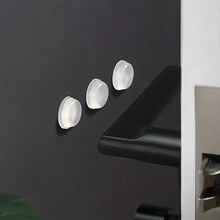 100pcs "Protect Your Home In Style!  Anti-Slip Solution: Self-Adhesive Silicone Gel Pads. Guard Furniture From Unsightly Scratches & Bumps. Effortlessly Sticky, Stealthy Safety For Every Corner! " - Transparent - View 6