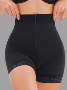 QINGZHU Women's Shapewear Tummy Control Panties Body Shaping Butt Lifter Body Shaper - Black - View 1