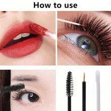 1PC Empty Black Mascara Tube Eyeliner And Lip Gloss Tubes Eyelash Cream Container Bottle, Portable Accessories Storage