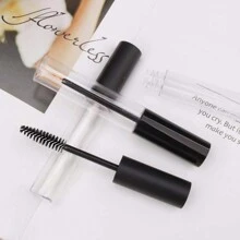 1PC Empty Black Mascara Tube Eyeliner And Lip Gloss Tubes Eyelash Cream Container Bottle, Portable Accessories Storage