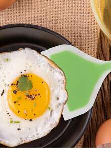 Silicone Pancake Spatula, Wide Pancake Turner Suitable For Eggs, Fish, Pizza & Steak, Heat-Resistant Kitchen Flipper For Nonstick Cookware - Green - View 6