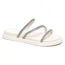 Women Flat Sandals - trắng - Xem 1