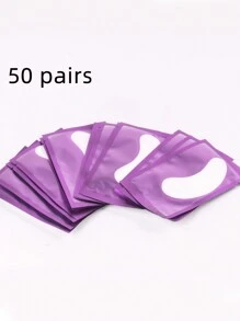 100 PCS Gentle Eyelash EyePads Under Eye Gel Pads For Lash Extensions Under Eye Patches Lash Pads 50 Pairs Natural Hydrogel Eye Patches Eyelash Extension Supplies Beauty Tools