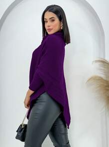 Women Coats - Red Violet - View 3