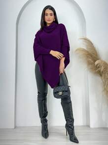 Women Coats - Red Violet - View 2
