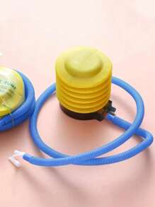 1 件装脚踏充气泵瑜伽游泳圈脚踏充气泵脚踏充气泵气球充气 - 藍色 - 查看 2