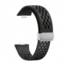 Silikonarmband mit atmungsaktiven Löchern kompatibel mit Huawei Fit 3 Uhr, Fit 3 (Lochstil) als Geschenk für Studenten zum Schulstart