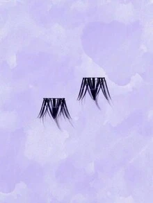 3-13MM 5排50片分段式假睫毛，跨越婚禮派對和俱樂部，日常工作會議自然舒適的假睫毛，仙女初學者捲曲種植假睫毛，COS單叢松驟自然仙女單叢小惡魔漫畫捲曲假睫毛 - C - 查看 5