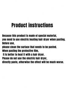 1 rollo 7cm*300cm Pegatina antiarañazos para coche - transparente - Ver 2