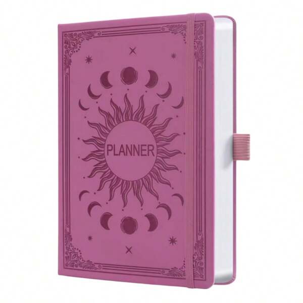 ADHD-Friendly Leather Undated Daily Planner For Women & Men ;7-Month A5 Hardcover Organizer Notebook With 300 Pages ; Weekly, Monthly Life Planner & Productivity Journal ; Focus & Time Management Support,School Supplies,Back To School