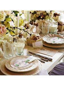 10pcs Transparent Acrylic Place Cards, Blank Hand-Drawn Name Cards For DIY, Party, Wedding, Event Decoration - Clear - View 7