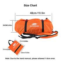 Climbing Rope Bags Shoulder Strap Ropes Storage Bag Outdoor Camping Rock Mountaineering Folding Portable Adjustable Waterproof - Orange - View 3
