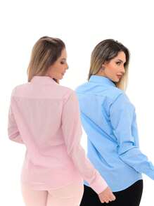 Women Blouses - 彩色 - 查看 4