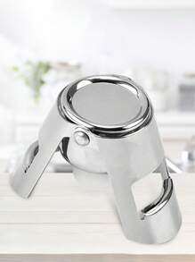 1 件随机不锈钢玫瑰金酒塞、葡萄酒/香槟瓶盖 - 彩色 - 查看 3