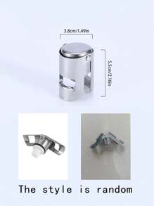 1 件随机不锈钢玫瑰金酒塞、葡萄酒/香槟瓶盖 - 彩色 - 查看 2