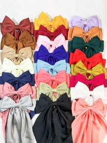 Bộ 11 kẹp tóc nơ lớn kiểu Pháp cổ điển dành cho nữ, màu sắc ngẫu nhiên, phụ kiện tóc nơ kim loại sang trọng, giá trị, thích hợp cho tiệc sinh nhật, hóa trang, giao hàng nhanh và sử dụng hàng ngày, kẹp tóc càng cua màu vàng, kẹp tóc cài đầu, ghim cài tóc. - Nhiều màu - Xem 5