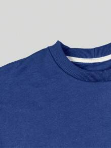 Women Sweatshirts - 藏蓝色 - 查看 3