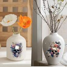 12入組孔洞紋路圖案轉印貼紙，適用於不鏽鋼雙層保溫杯，UV DTF彩色貼紙轉印防水DIY裝飾貼紙，適用於杯子杯包裝 - 彩色 - 查看 5