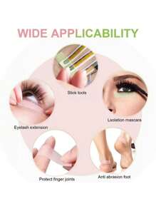 3 rollos de cinta adhesiva protectora para sombra de ojos, herramienta de maquillaje de ojos, cinta adhesiva natural para delineador de ojos, herramienta auxiliar de maquillaje para ojos, cinta adhesiva profesional para pestañas, parche aislante de pestañas hipoalergénico y transpirable