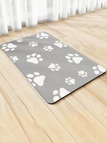 1 Pc Pet Feeding Mat, Absorbent Cat Food DogFood Mat, Cat Dog Mat, Quick Dry Non-Slip, EasyCleaning Cat Dog Water Dispenser Mat, PetSupplies, Cat Dog Water Bowl Mat