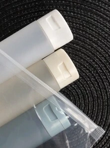 4个防漏挤压瓶，适用于洗发水、护发素、润肤露和沐浴露，配有收纳袋，方便旅行携带洗漱用品 - 2.03盎司可重复灌装化妆品容器，旅行必备，旅行收纳，适用于海滩、暑假、返校、假日露营、假日用品、迷你香水（男女通用）、旅行配件、旅行必备品、学习用品、返校用品 - 彩色 - 查看 7