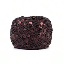 50/Ball 140M Hand Knitting Yarn 3mm+6mm Sequins Yarn DIY For Woman Woollen Sweater Hat Scarf - Multicolor - View 20