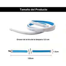 Tira Led Secuencial 120cm Para Cajuela Direccionales Reversa,Tira de luces LED luz de cajuela, trasera, luz direccional, de freno,tipo flujo, Tira de Luces LED para Coche,1.2m para Exteriores con Control de aplicación inalámbrico,Luces LED de circulación Diurna,Kit de Luces de neón, 120cm Tiras Led Barras Cajuela Autos Coche - Multicolor - Ver 3