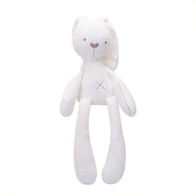 1pc Baby Doll Plush Rabbit Doll, Comforting Doll Suitable As Children's Gift