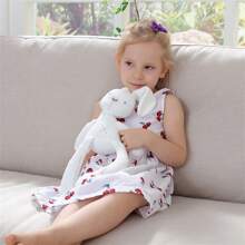 1pc Baby Doll Plush Rabbit Doll, Comforting Doll Suitable As Children's Gift