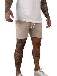 Kit Com 3 Shorts Curto De Linho Estilo Mauricinho