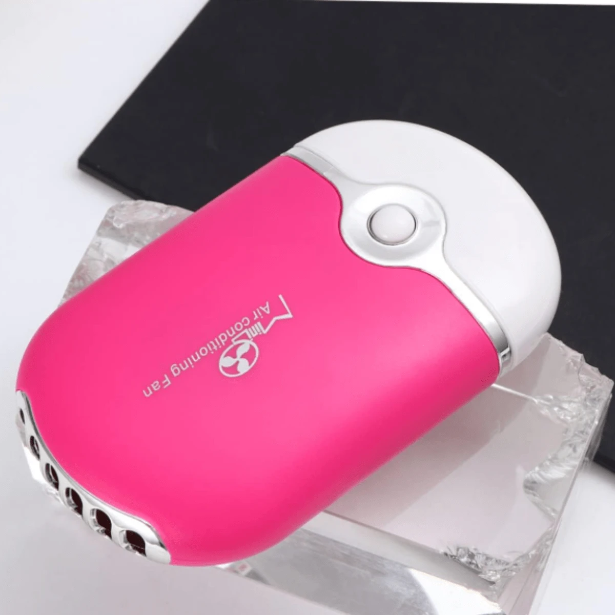 Ventilador Portátil De Pestañas Secador De Pestañas Recargable Por USB Ventilador De Aire Acondicionado Práctico Mini Ventilador De Pestañas Sin Cuchillas Secador De Máscara De Pestañas LEODY