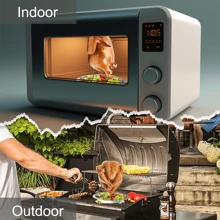 1PC Grilled Chicken Rack, Silver Stainless Steel Chicken Roaster Rack, Turkey Stand Holder For Kitchen - Silver - View 5