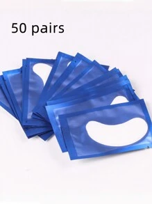 100 PCS Gentle Eyelash EyePads Under Eye Gel Pads For Lash Extensions Under Eye Patches Lash Pads 50 Pairs Natural Hydrogel Eye Patches Eyelash Extension Supplies Beauty Tools
