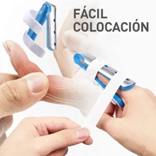 MAXFIT SPORTS MAXFIT Finger Splint Finger Separator, Adjustable Size Finger Support Protector. - Silver - View 2