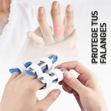 MAXFIT SPORTS MAXFIT Finger Splint Finger Separator, Adjustable Size Finger Support Protector. - Silver - View 3