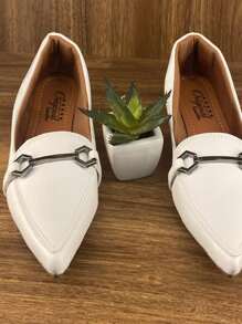 Women Flats - 白色 - 查看 4