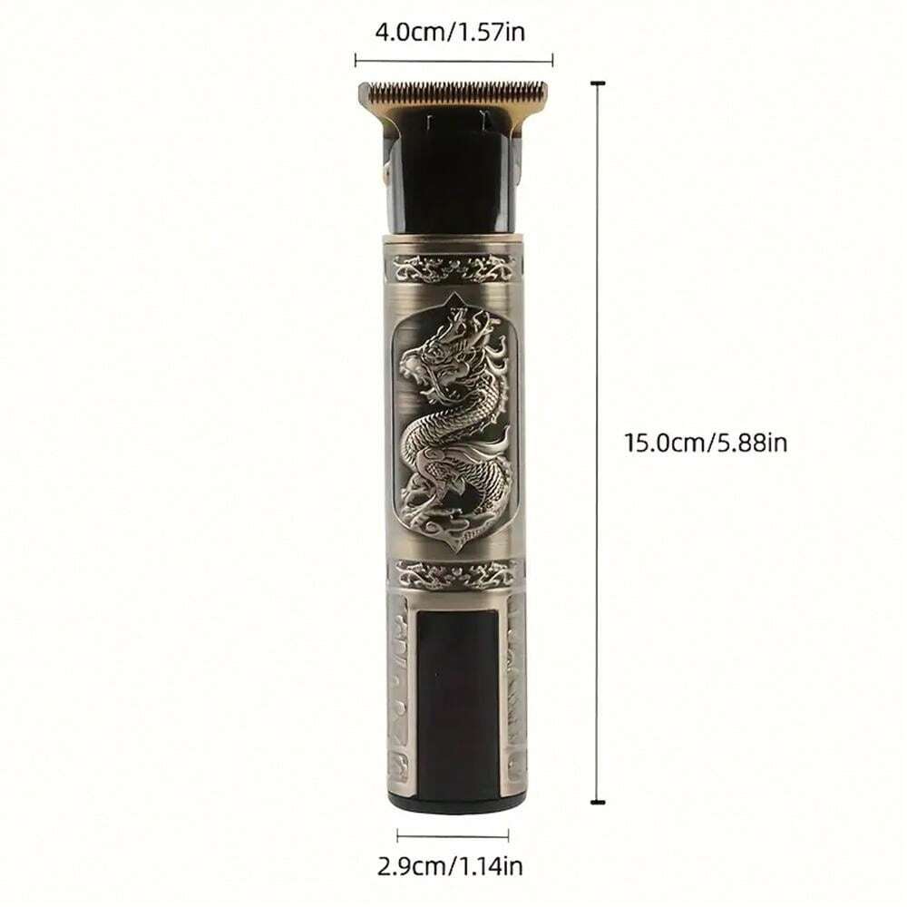 Professional Cordless Hair Clipper Zero Gapped T Blade Liners Grooming