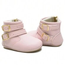 Baby Boots - Rosa e caramelo - 查看 3