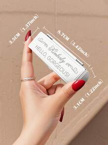 1pc Custom Lipstick Case With Photo Or Text, Custom Lip Balm Case, Personalized Lipstick Holder, Custom Lipstick Case With Mirror, Personalized Engraved Lipstick Holder Gift For Bride, Anniversary Gift, Valentine Gift, Birthday Gift, Wedding Gift, Mother's Day Gift, Best Friend Gift, Gift For Mom, Gift For Girlfriend, Gift For Her, Gift For Wife - Style 4 - View 6