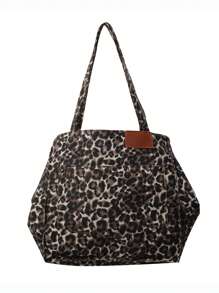 时尚大容量女士手提包，百搭奶牛图案随机印花单肩包，高端休闲帆布单肩包，时尚豹纹手提包，女士休闲手提包购物/书包，时尚豹纹包，新款秋冬虎纹女士包，新款秋冬猎豹纹女士钱包 - 彩色 - 查看 7