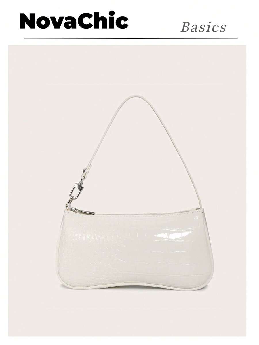 Crocodile Embossed Bag, Animal Print Women Bag