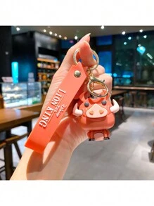 Mufasa  Timon Pumbaa Rafiki Keychain Cute Cartoon Animal Doll Key Chain Ring Bag Backpack Charm Car Key Pendant Boys Girls Gift - Multicolor - View 9
