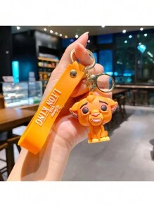 Mufasa  Timon Pumbaa Rafiki Keychain Cute Cartoon Animal Doll Key Chain Ring Bag Backpack Charm Car Key Pendant Boys Girls Gift - Multicolor - View 10