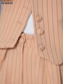 Women Two-Piece Outfits - Màu Khaki - Xem 7