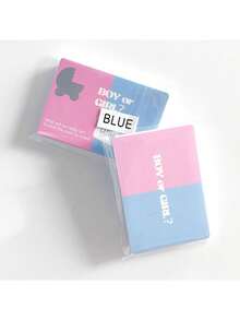 24 piezas Tarjetas de raspar para revelar el género del bebé, accesorios para el juego de niño o niña - Multicolor - Ver 3